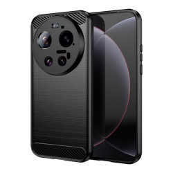 Силиконов гръб Rugged Armor за Xiaomi 17 Ultra - черен