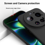 Силиконов гръб с верижка за Xiaomi 17 Ultra - черен - 0