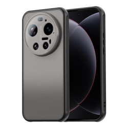 Прозрачен силиконов гръб за Xiaomi 17 Ultra - сив