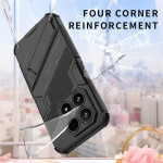 Хибриден гръб със стойка марка BIBERCAS за Xiaomi 17 - черен - 1