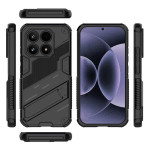 Хибриден гръб със стойка марка BIBERCAS за Xiaomi 17 - черен - 0