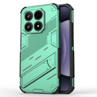 Хибриден гръб със стойка марка BIBERCAS за Xiaomi 17 - зелен металик