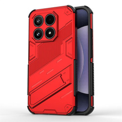 Хибриден гръб със стойка марка BIBERCAS за Xiaomi 17 - червен