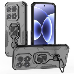 Хибриден гръб със стойка за Xiaomi 17 - черен