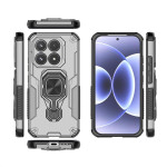 Хибриден гръб със стойка за Xiaomi 17 - сив - 2