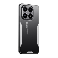 Алуминиев гръб за Xiaomi 17 - черен със сребриста рамка