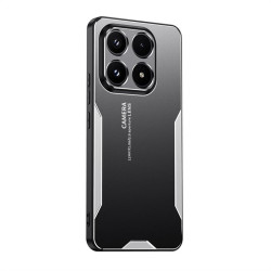 Алуминиев гръб за Xiaomi 17 - черен със сребриста рамка