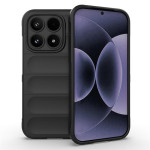Подсилен силиконов гръб на ленти за Xiaomi 17 - черен