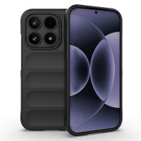 Подсилен силиконов гръб на ленти за Xiaomi 17 - черен