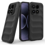 Подсилен силиконов гръб на ленти за Xiaomi 17 - черен - 2