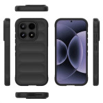 Подсилен силиконов гръб на ленти за Xiaomi 17 - черен - 1