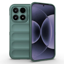 Подсилен силиконов гръб на ленти за Xiaomi 17 - зелен