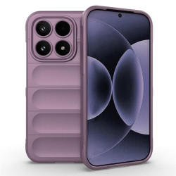 Подсилен силиконов гръб на ленти за Xiaomi 17 - лилав