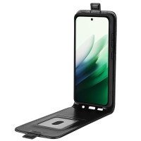 Кожен калъф flip за Xiaomi Redmi 15 4G/5G - черен
