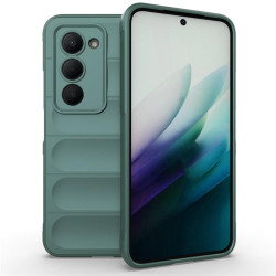 Подсилен силиконов гръб на ленти за Xiaomi Redmi 15 4G - зелен