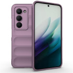 Подсилен силиконов гръб на ленти за Xiaomi Redmi 15 4G - лилав