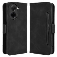 Кожен калъф тип портмоне с магнитна закопчалка за Xiaomi Redmi A5 - черен