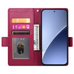 Кожен калъф тип портмоне за Xiaomi Redmi A5 - червен - 1 Кожен калъф тип портмоне за Xiaomi Redmi A5 - червен - 1