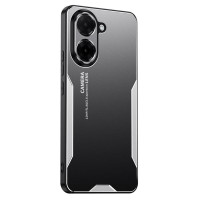 Алуминиев гръб за Xiaomi Redmi A5 - черен със сребриста рамка