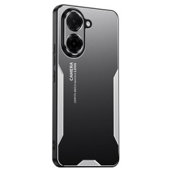 Алуминиев гръб за Xiaomi Redmi A5 - черен със сребриста рамка