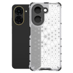 Хибриден гръб с ромбоидна шарка за Xiaomi Redmi A5 - бял - 0
