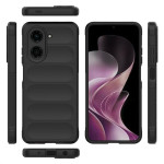 Подсилен силиконов гръб на ленти за Xiaomi Redmi A5 - черен - 1