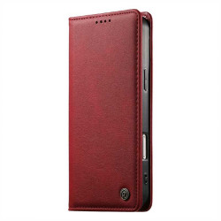 Калъф тип портмоне марка DIERFENG за Xiaomi Redmi A7 Pro - червен