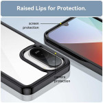 Силиконов гръб Rugged Armor за Xiaomi Redmi A7 Pro - черна рамка - 0