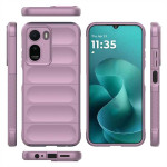 Подсилен силиконов гръб на ленти за Xiaomi Redmi A7 Pro - лилав - 0