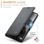 Кожен калъф страничен flip марка CASEME за Xiaomi Redmi Note 15 4G/5G – черен - 1 Кожен калъф страничен flip марка CASEME за Xiaomi Redmi Note 15 4G/5G – черен - 1
