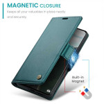 Кожен калъф страничен flip марка CASEME за Xiaomi Redmi Note 15 4G/5G – тюркоазен - 3 Кожен калъф страничен flip марка CASEME за Xiaomi Redmi Note 15 4G/5G – тюркоазен - 3