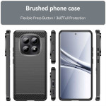 Силиконов гръб Rugged Armor за Xiaomi Redmi Note 15 4G/5G - черен - 3