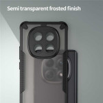 Силиконов гръб Rugged Armor за Xiaomi Redmi Note 15 4G/5G - черна рамка - 4