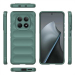 Подсилен силиконов гръб на ленти за Xiaomi Redmi Note 15 4G - зелен - 1
