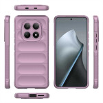 Подсилен силиконов гръб на ленти за Xiaomi Redmi Note 15 4G - лилав - 1