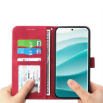 Калъф тип портмоне марка DIERFENG за Xiaomi Redmi Note 15 5G - червен - 1 Калъф тип портмоне марка DIERFENG за Xiaomi Redmi Note 15 5G - червен - 1