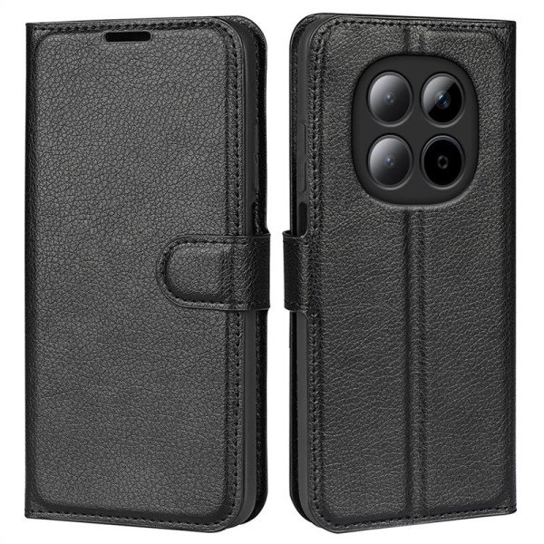 Кожен калъф тип портмоне за Xiaomi Redmi Note 15 Pro 5G - черен Кожен калъф тип портмоне за Xiaomi Redmi Note 15 Pro 5G - черен