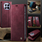 Кожен калъф страничен flip марка CASEME за Xiaomi Redmi Note 15 Pro 5G – винено червен Кожен калъф страничен flip марка CASEME за Xiaomi Redmi Note 15 Pro 5G – винено червен