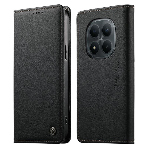 Калъф тип портмоне марка DIERFENG за Xiaomi Redmi Note 15 Pro 5G - черен Калъф тип портмоне марка DIERFENG за Xiaomi Redmi Note 15 Pro 5G - черен