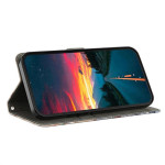 Кожен калъф тип портмоне за Xiaomi Redmi Note 15 Pro+ 5G - бухалче - 1 Кожен калъф тип портмоне за Xiaomi Redmi Note 15 Pro+ 5G - бухалче - 1