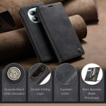 Калъф страничен flip марка CASEME за Xiaomi Redmi Note 15 Pro+ 5G – черен - 1 Калъф страничен flip марка CASEME за Xiaomi Redmi Note 15 Pro+ 5G – черен - 1