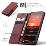 Калъф страничен flip марка CASEME за Xiaomi Redmi Note 15 Pro+ 5G – винено червен - 2 Калъф страничен flip марка CASEME за Xiaomi Redmi Note 15 Pro+ 5G – винено червен - 2
