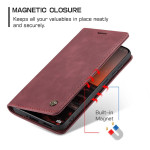 Калъф страничен flip марка CASEME за Xiaomi Redmi Note 15 Pro+ 5G – винено червен - 3 Калъф страничен flip марка CASEME за Xiaomi Redmi Note 15 Pro+ 5G – винено червен - 3