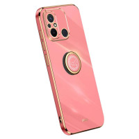 Силиконов гръб със стойка тип пръстен марка XINLI за Xiaomi Redmi 12C - червен