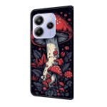 Кожен калъф тип портмоне за Xiaomi Redmi Note 14 5G - с гъба - 3 Кожен калъф тип портмоне за Xiaomi Redmi Note 14 5G - с гъба - 3