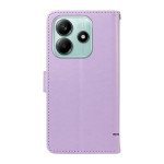 Кожен калъф тип портмоне с котка за Xiaomi Redmi Note 14 5G - лилав - 1 Кожен калъф тип портмоне с котка за Xiaomi Redmi Note 14 5G - лилав - 1