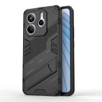 Хибриден гръб със стойка марка BIBERCAS за Xiaomi Redmi Note 14 5G - черен