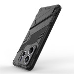 Хибриден гръб със стойка марка BIBERCAS за Xiaomi Redmi Note 14 5G - черен - 3