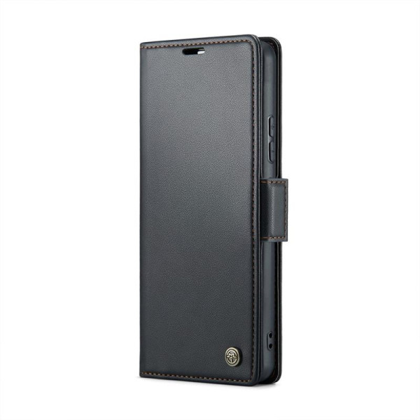 Кожен калъф страничен flip марка CASEME за Xiaomi Redmi Note 14 5G – черен Кожен калъф страничен flip марка CASEME за Xiaomi Redmi Note 14 5G – черен
