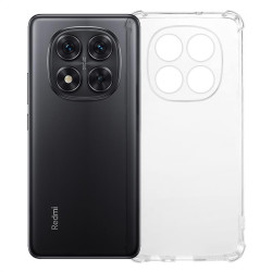 Силиконов гръб с подсилени ръбове за Xiaomi Redmi Note 14 Pro 5G - прозрачен